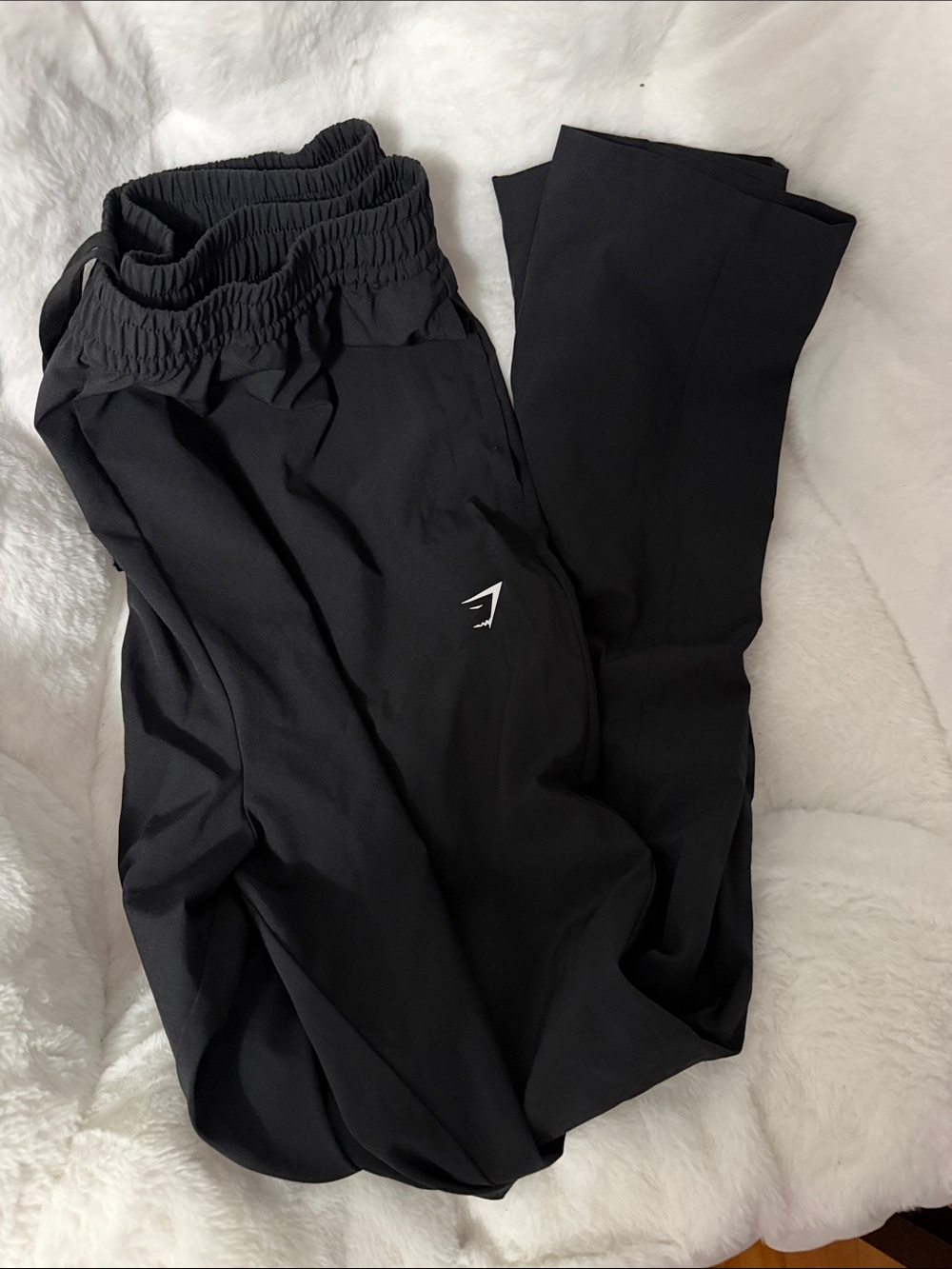 Gymshark Black High-Waist Training Leggings with Logo